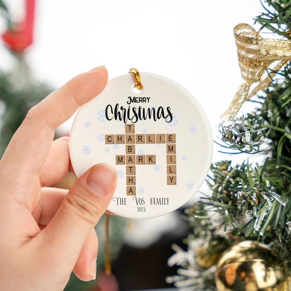 Glass Ornament Crossword Puzzle