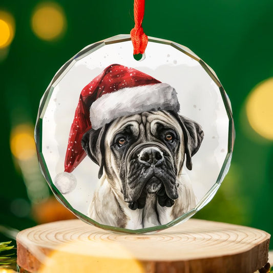 English-Mastiff-2 Christmas Ornament