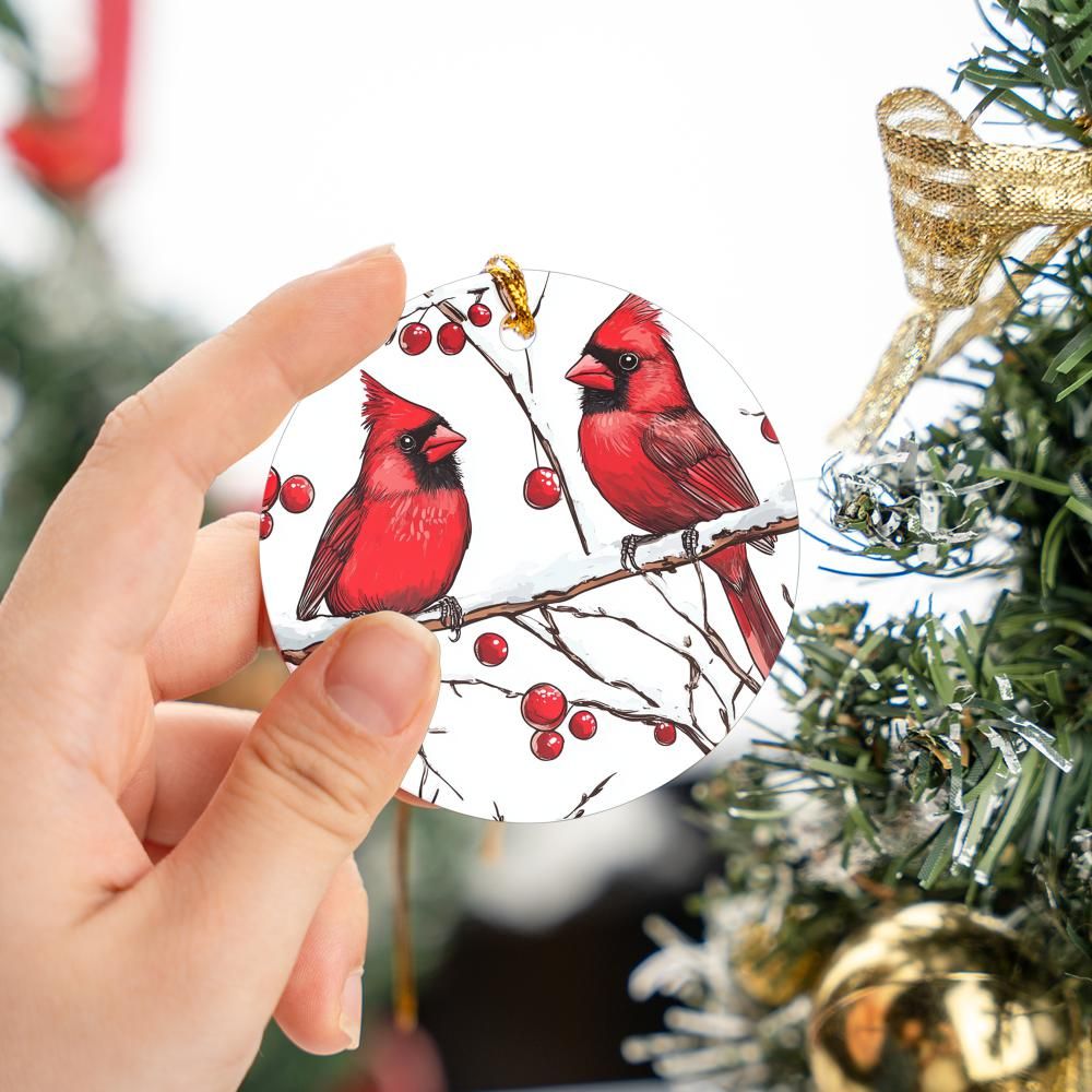 Cardinal Christmas Ornament 10