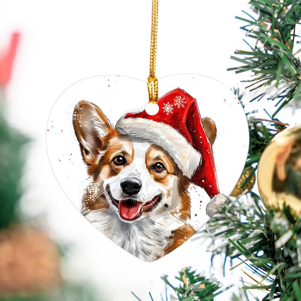 Welsh-Corgi-1 Christmas Ornament