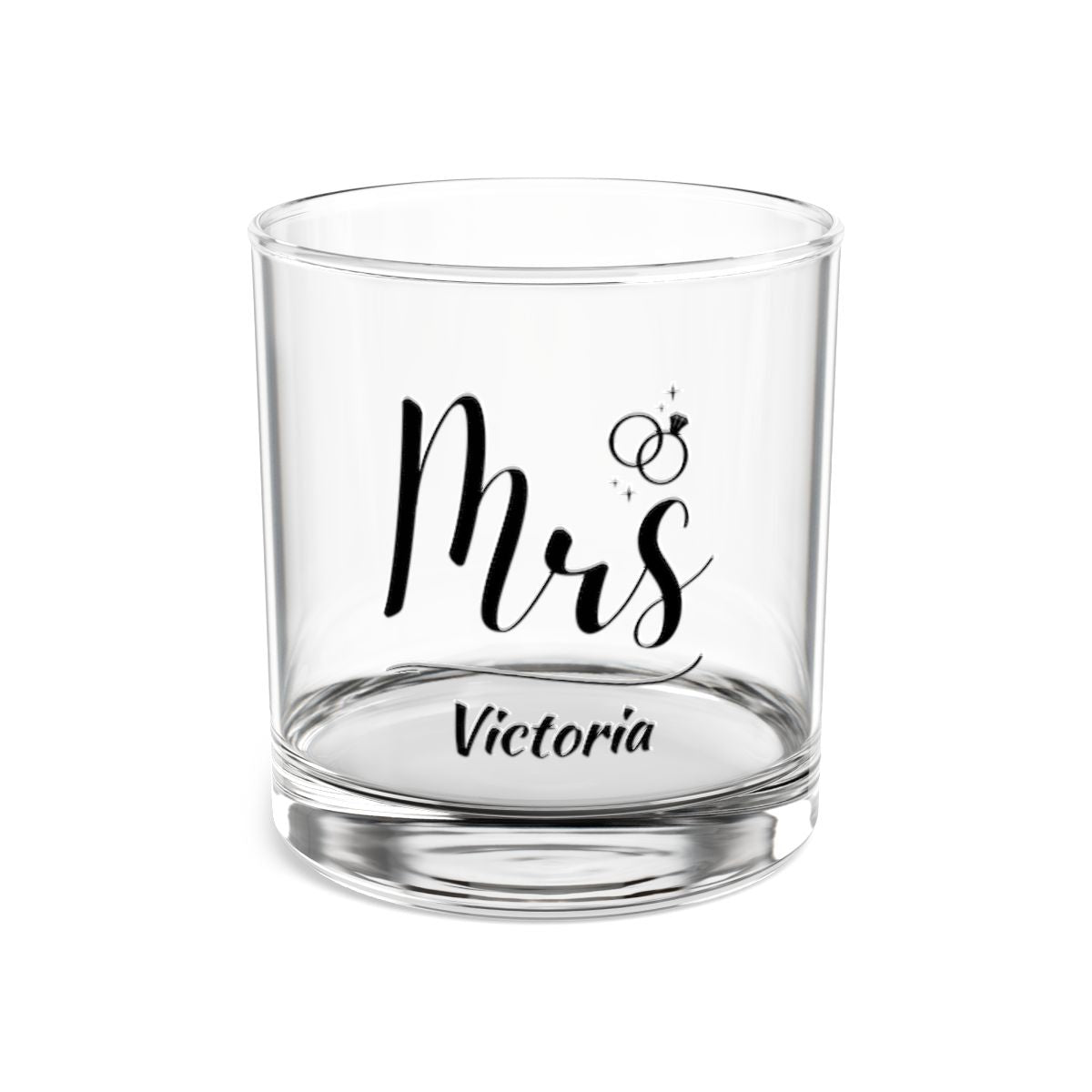 Personalised Christmas Mr & Mrs Wine Glass 12oz, Whiskey Glass 6oz, Stemless Wine Glass 11.75oz, Rock Glass 10oz