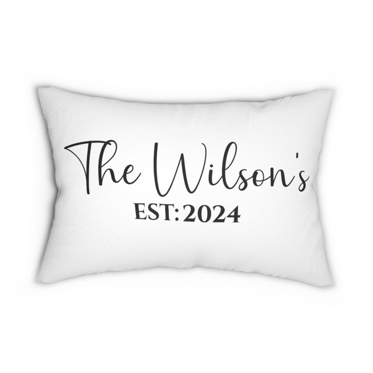 Personalised Home Coordinates, Quote Pillow, Name Pillow, Polyester Lumbar Pillow