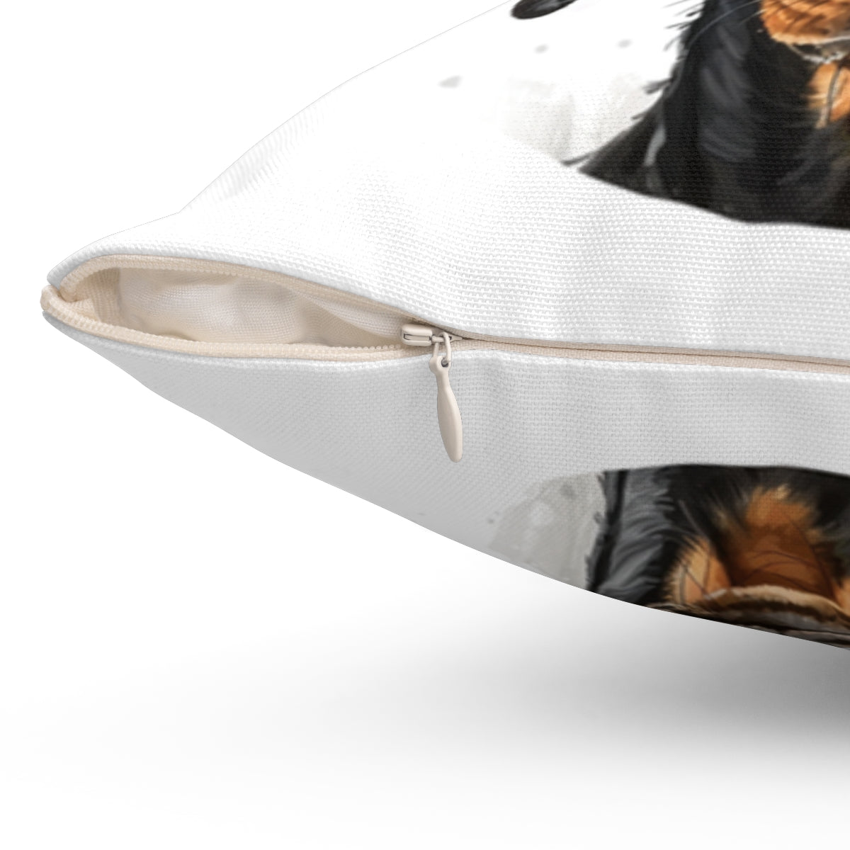 Christmas dog Cushions_German-Pinscher-1 Personalised Dog Christmas Spun Polyester Square Throw Cushion with Insert