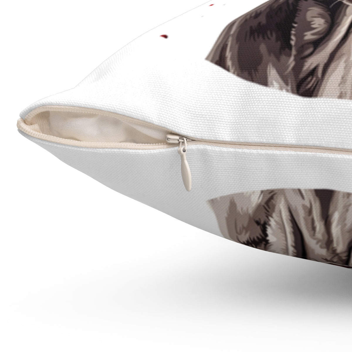 Christmas dog Cushions_Weimaraner-1 Personalised Dog Christmas Spun Polyester Square Throw Cushion with Insert - Maltese
