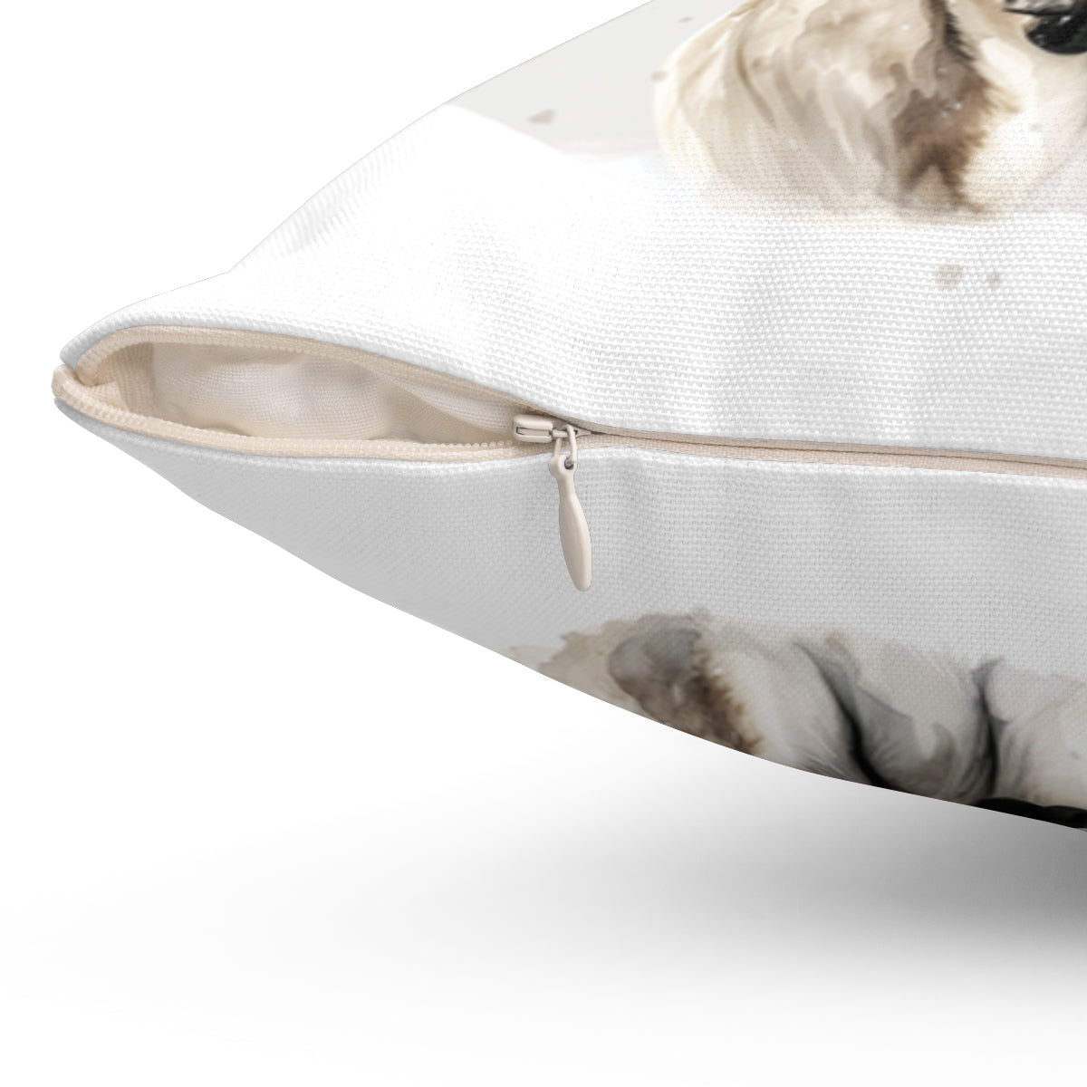 Christmas dog Cushions_English-Mastiff-2 Personalised Dog Christmas Spun Polyester Square Throw Cushion with Insert