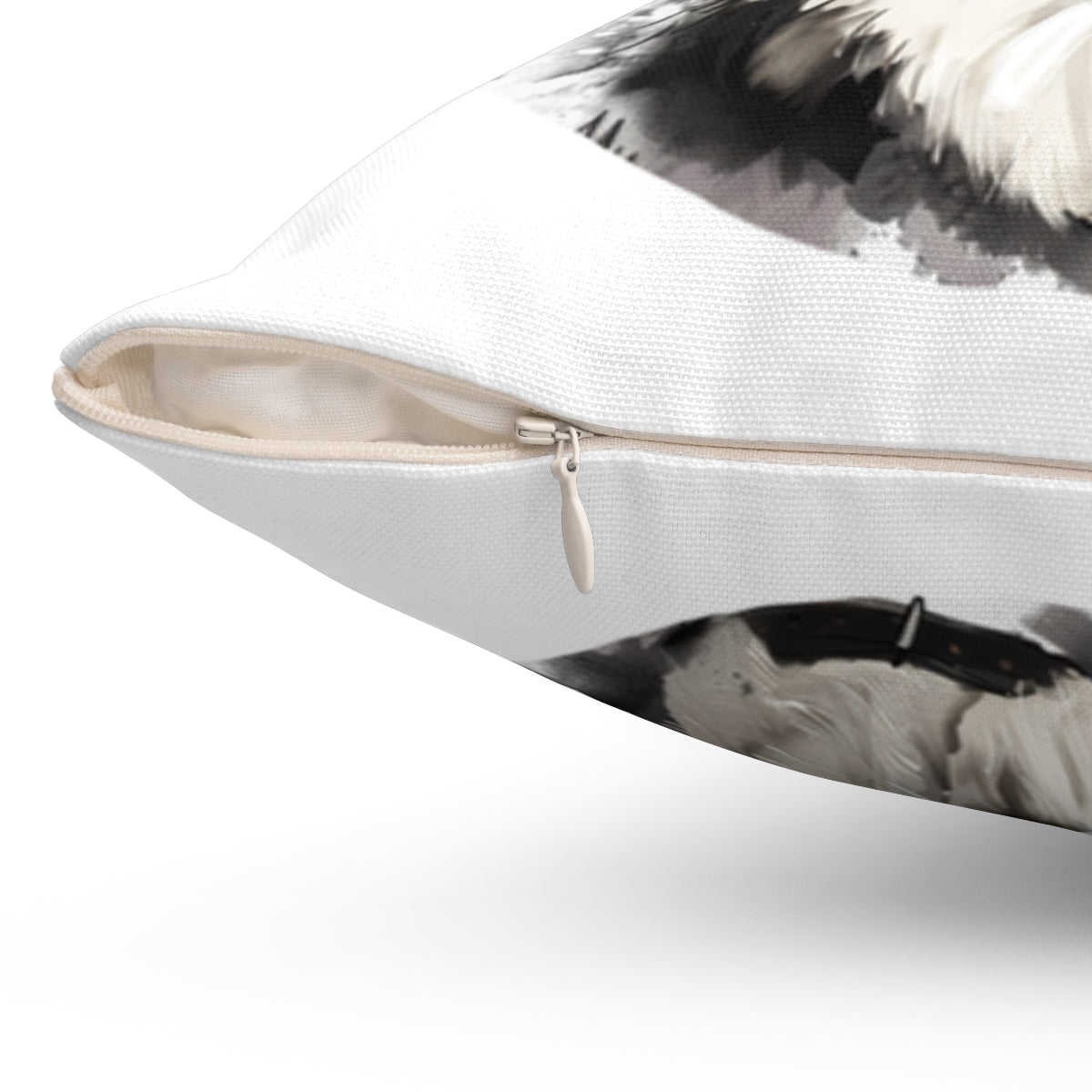 Christmas dog Cushions_Husky-1 Personalised Dog Christmas Spun Polyester Square Throw Cushion with Insert
