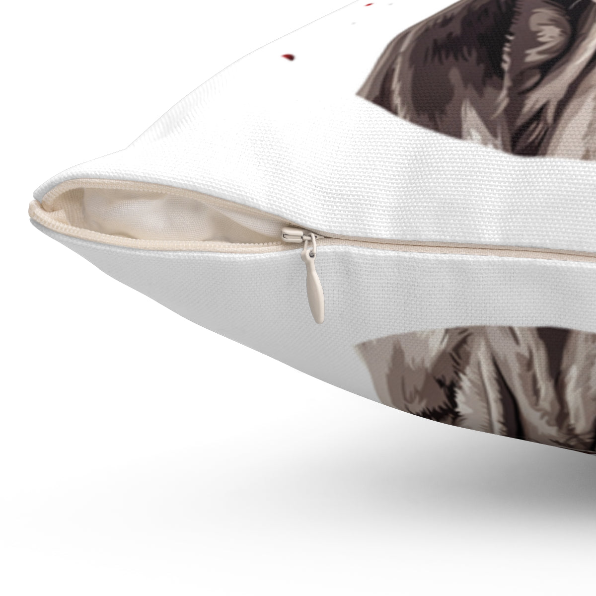 Christmas dog Cushions_Weimaraner-1 Personalised Dog Christmas Spun Polyester Square Throw Cushion with Insert - Maltese