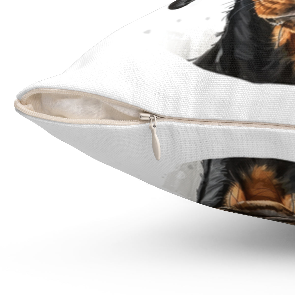 Christmas dog Cushions_German-Pinscher-1 Personalised Dog Christmas Spun Polyester Square Throw Cushion with Insert