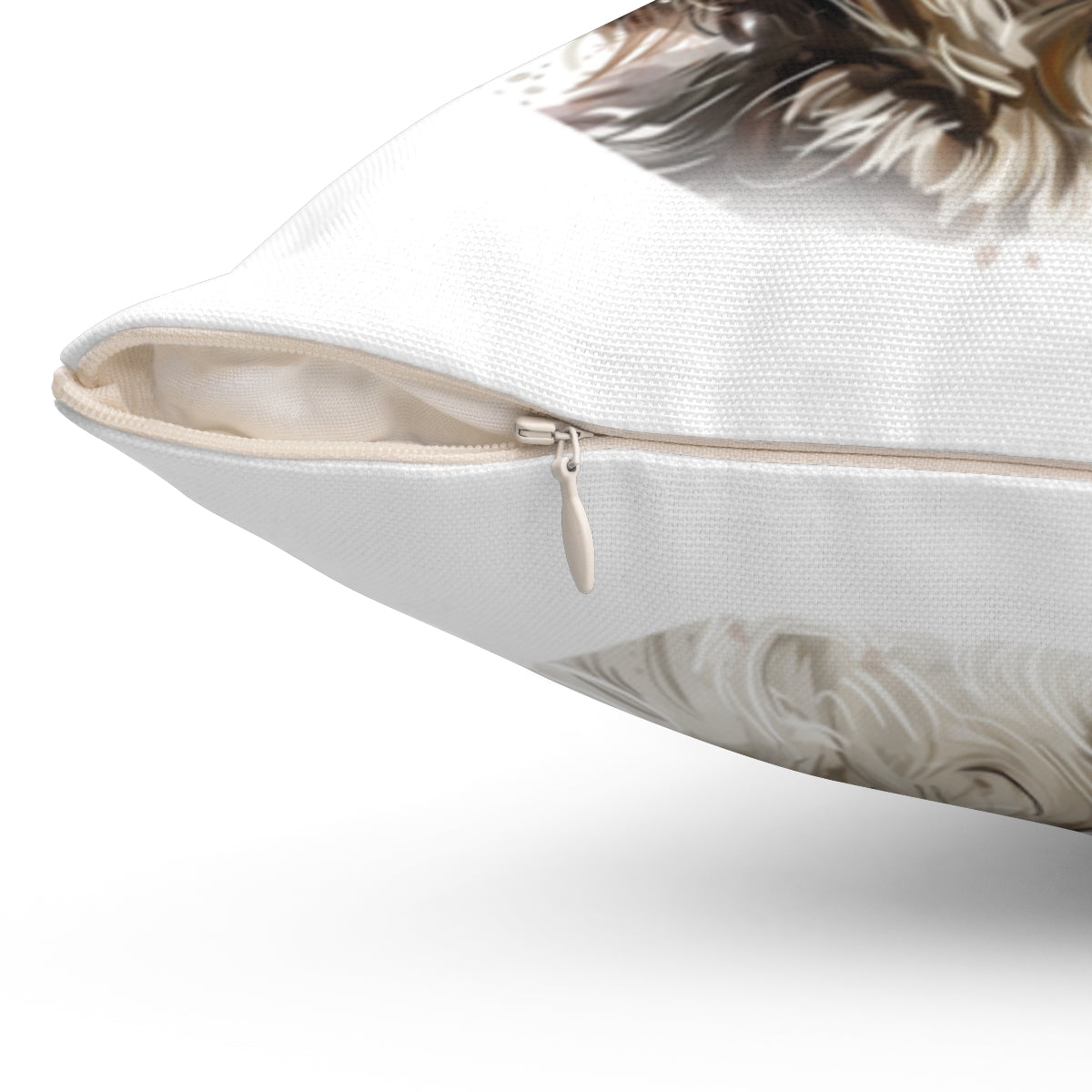 Christmas dog Cushions_Havanese-2 Personalised Dog Christmas Spun Polyester Square Throw Cushion with Insert