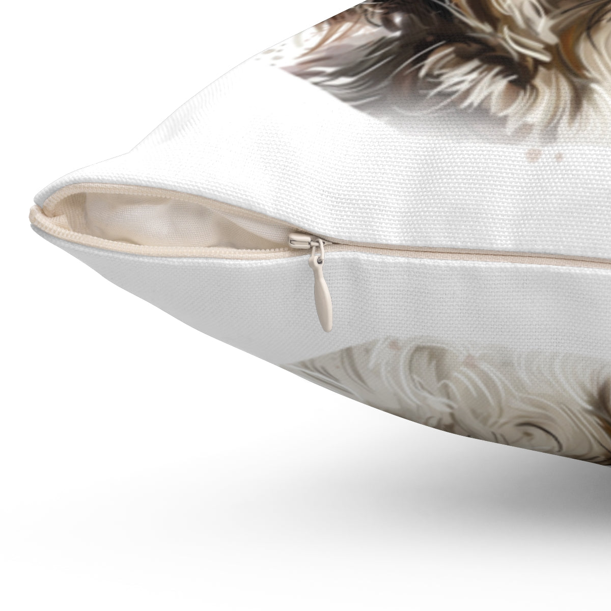 Christmas dog Cushions_Havanese-2 Personalised Dog Christmas Spun Polyester Square Throw Cushion with Insert