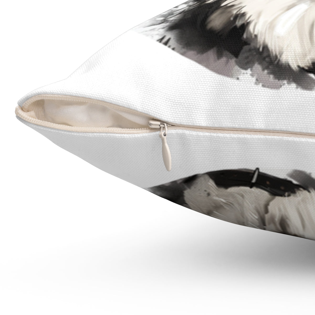 Christmas dog Cushions_Husky-1 Personalised Dog Christmas Spun Polyester Square Throw Cushion with Insert