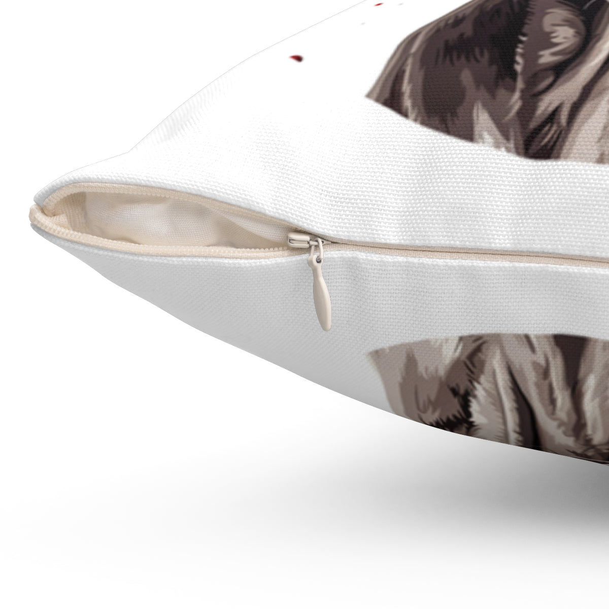 Christmas dog Cushions_Weimaraner-1 Personalised Dog Christmas Spun Polyester Square Throw Cushion with Insert - Maltese