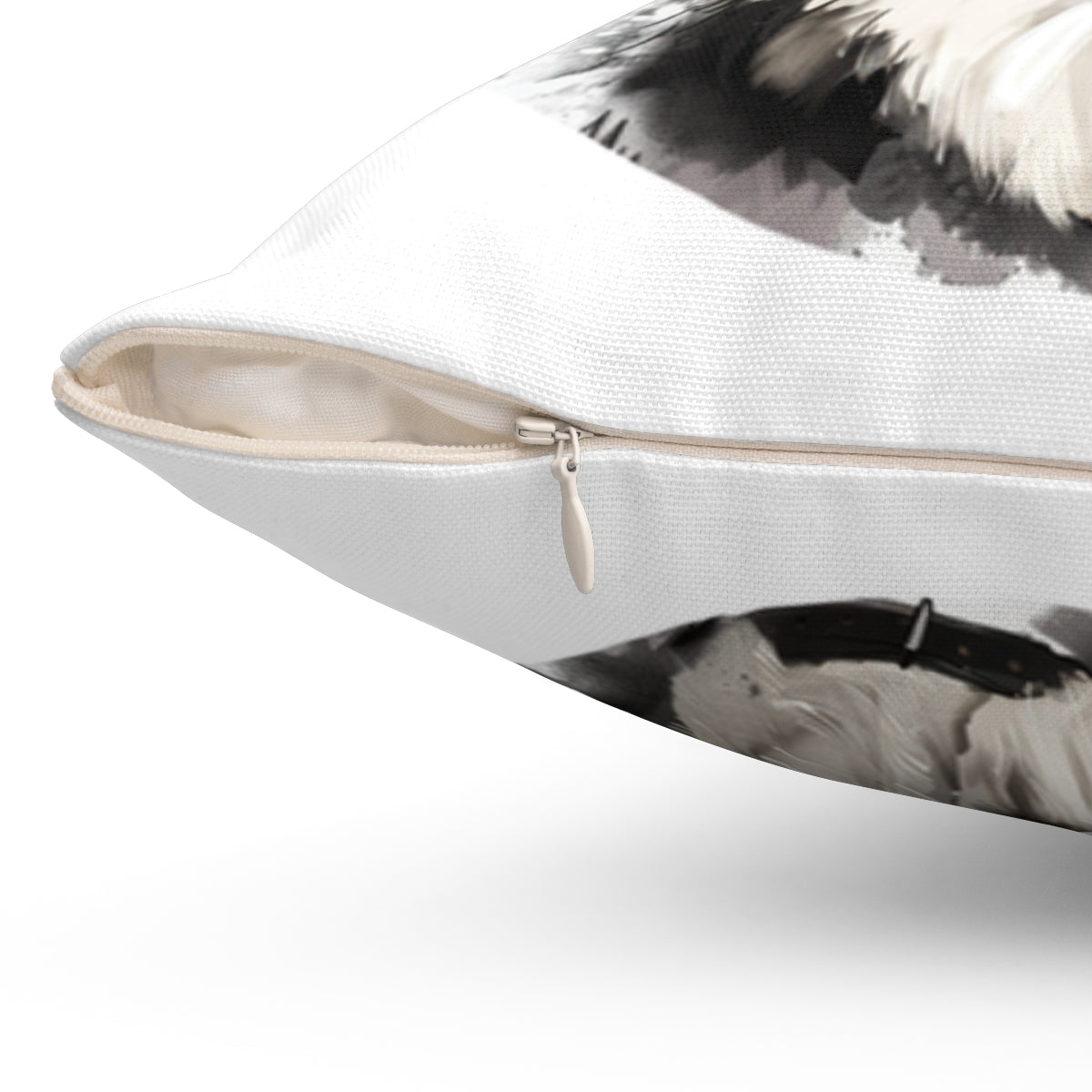 Christmas dog Cushions_Husky-1 Personalised Dog Christmas Spun Polyester Square Throw Cushion with Insert