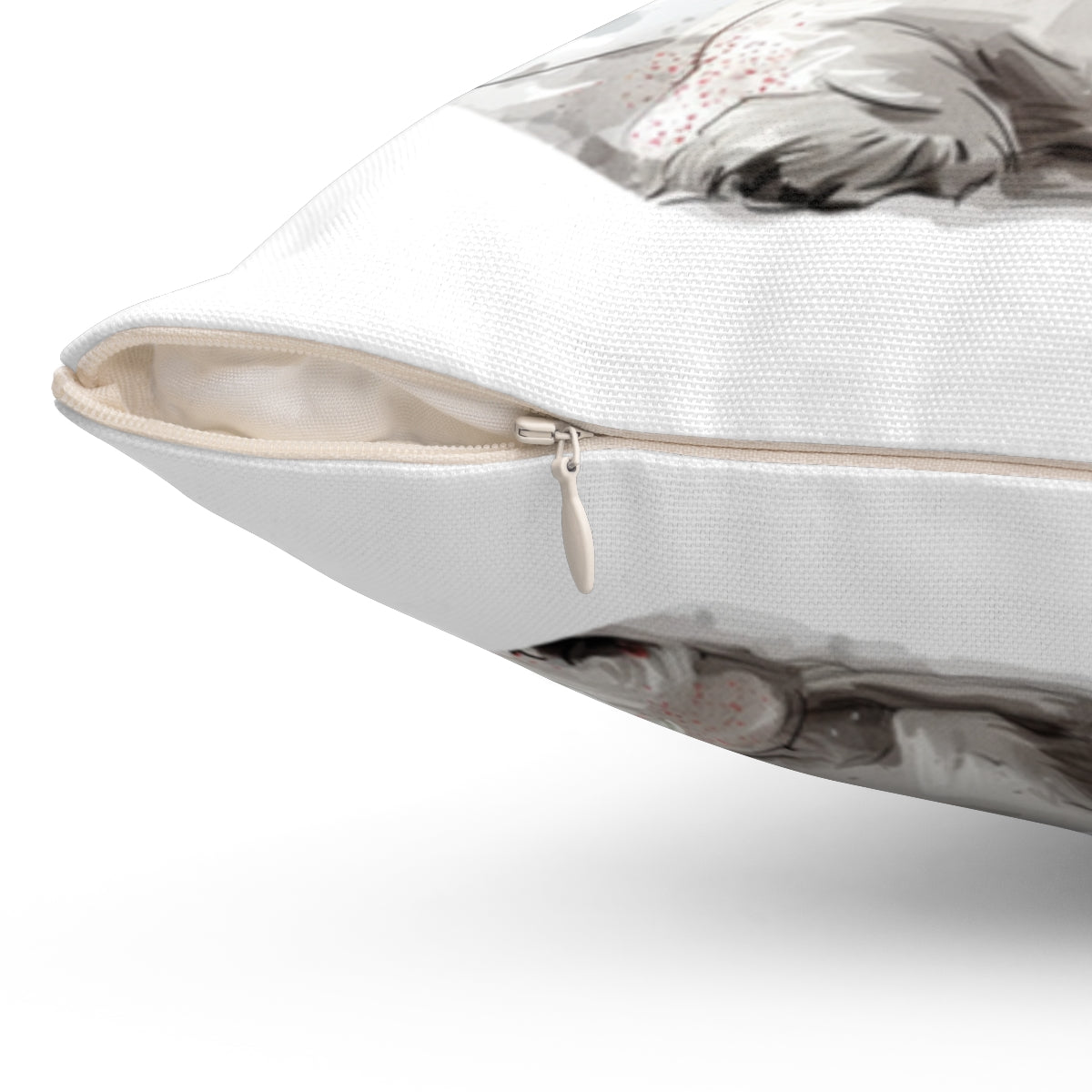 Christmas dog Cushions_West-Highland-Terrier-1 Personalised Dog Christmas Spun Polyester Square Throw Cushion with Insert - Maltese