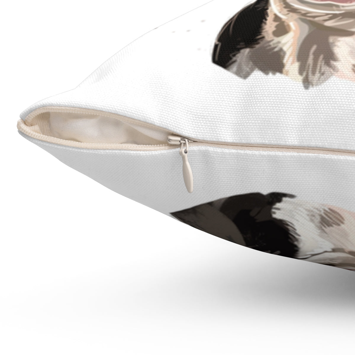 Christmas dog Cushions_French-Bulldog-1 Personalised Dog Christmas Spun Polyester Square Throw Cushion with Insert