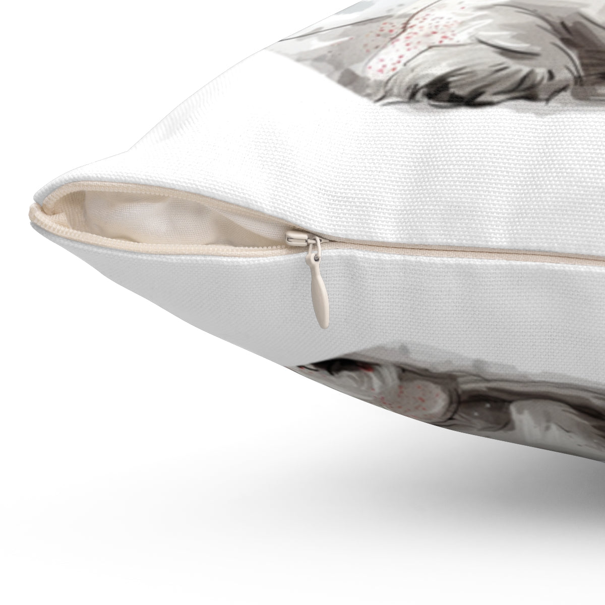 Christmas dog Cushions_West-Highland-Terrier-1 Personalised Dog Christmas Spun Polyester Square Throw Cushion with Insert - Maltese