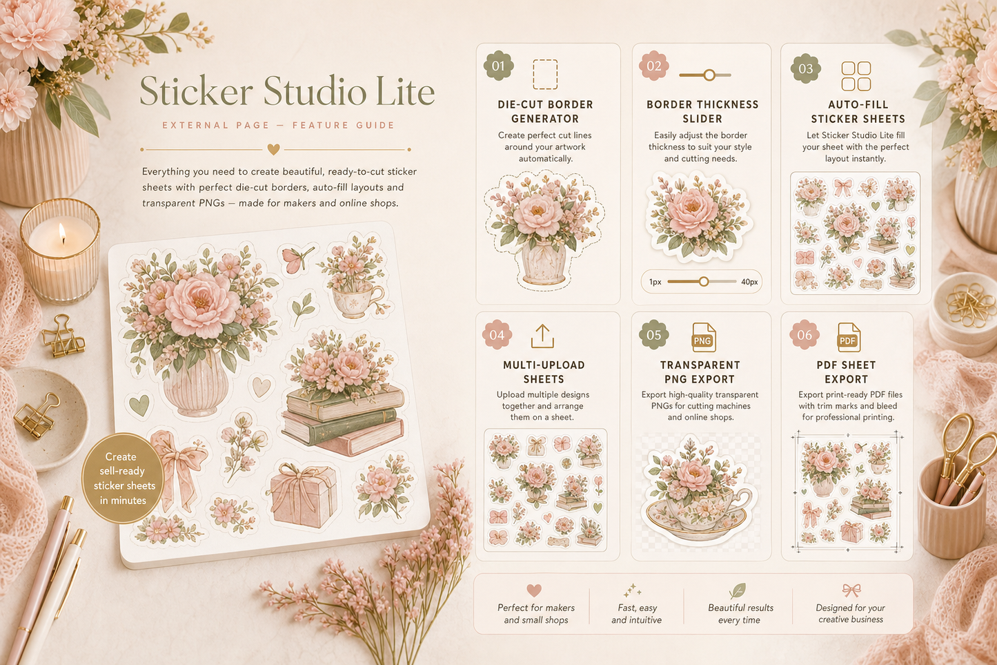 Sticker Studio Lite – Create Die-Cut Stickers & Sheet Layouts
