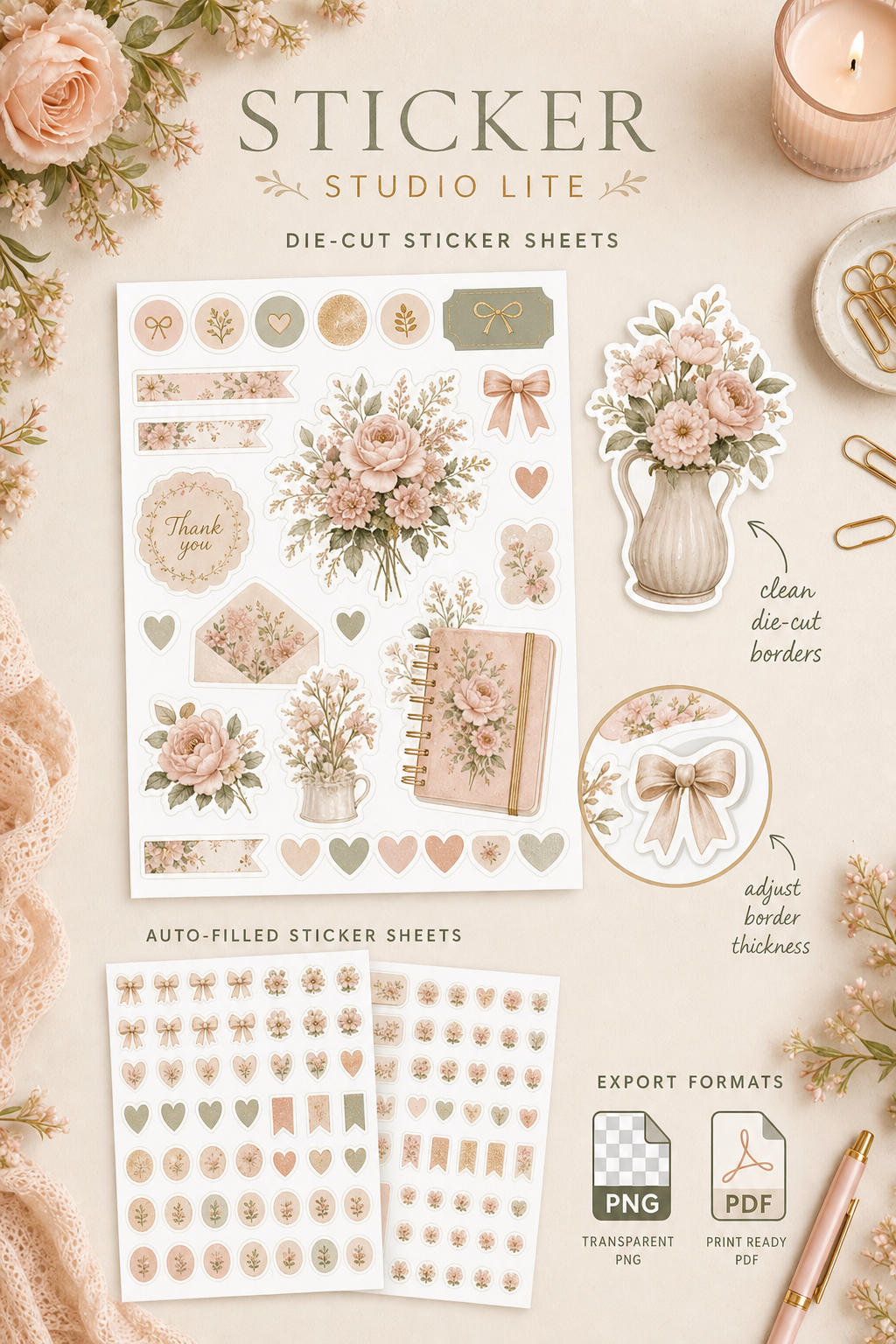 Sticker Studio Lite – Create Die-Cut Stickers & Sheet Layouts