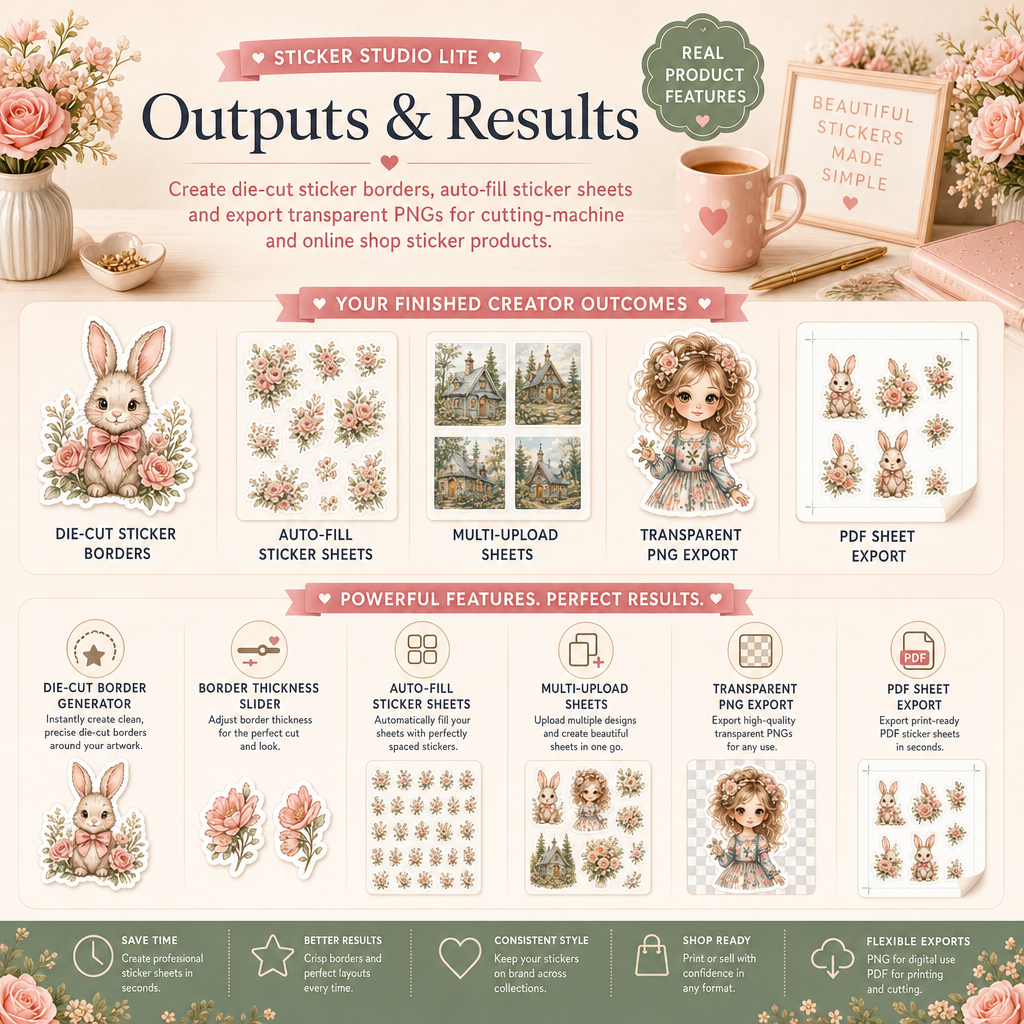 Sticker Studio Lite – Create Die-Cut Stickers & Sheet Layouts