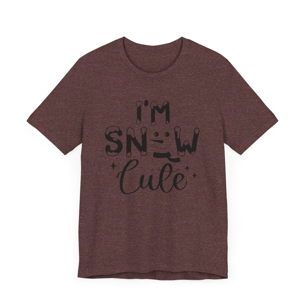 Unisex Jersey Short Sleeve Tee Christmas I'm Snow Cute