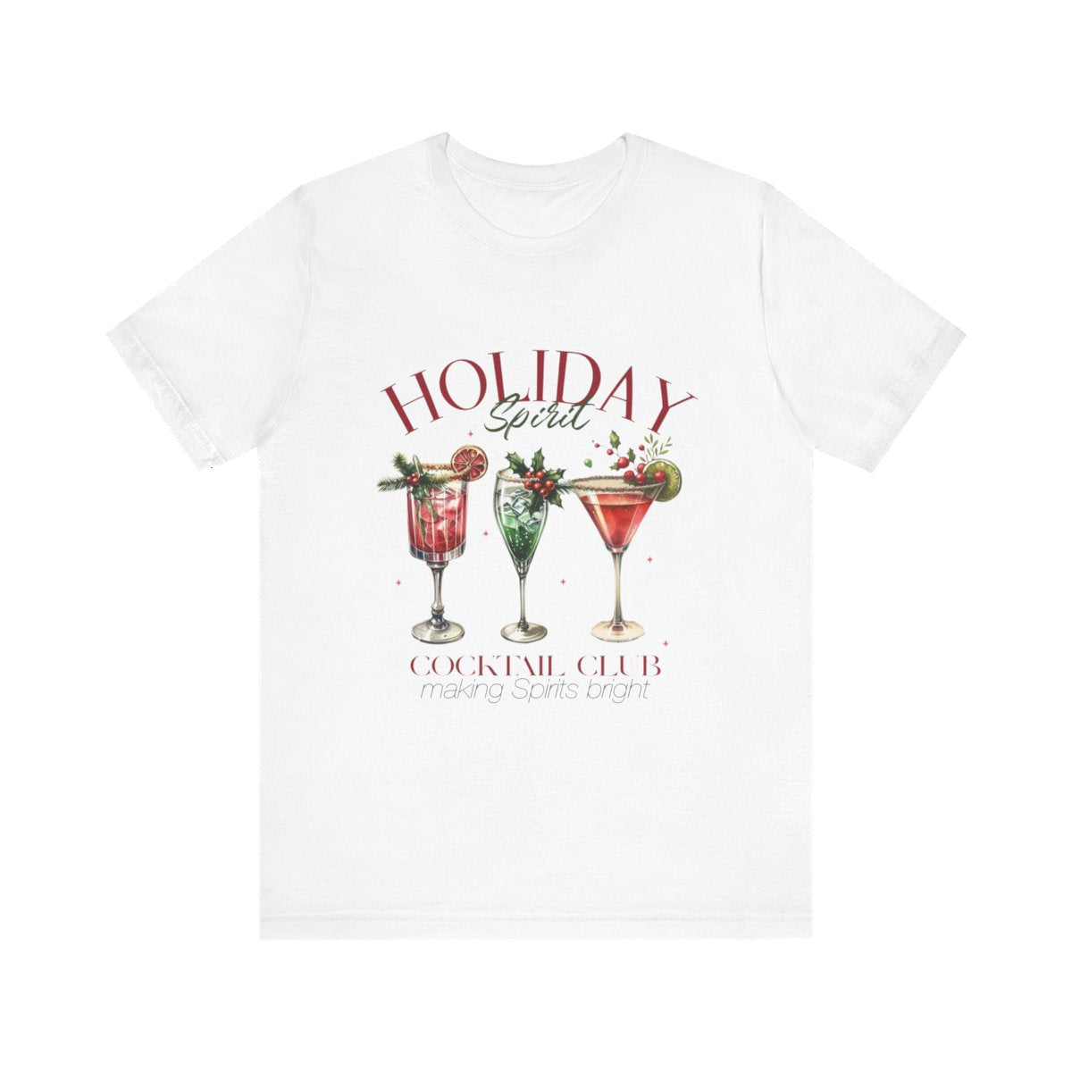 Holiday Spirit Unisex Jersey Short Sleeve Tee Christmas