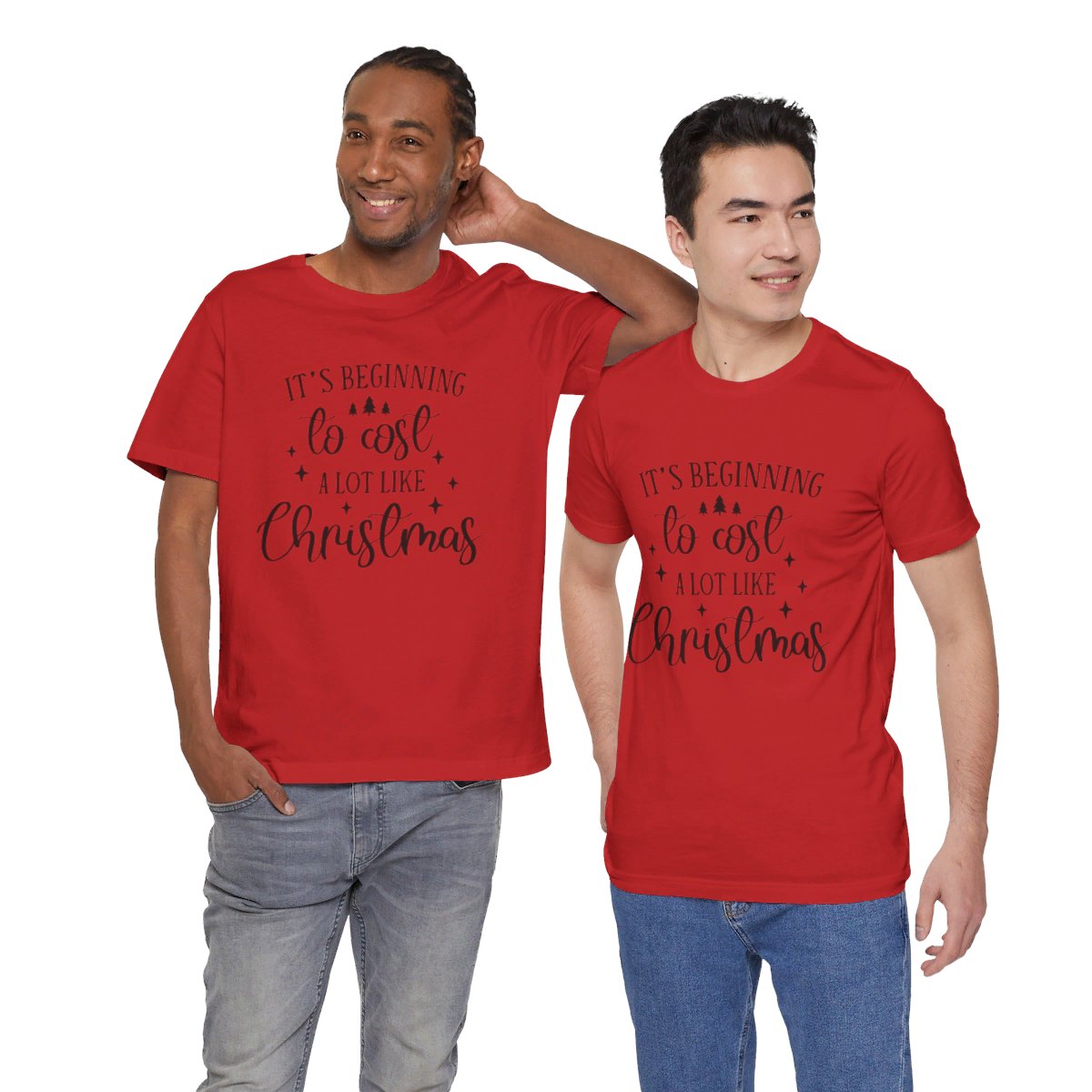 Unisex Jersey Short Sleeve Tee Christmas It's Beginning to Cost a Lot Like Christmas