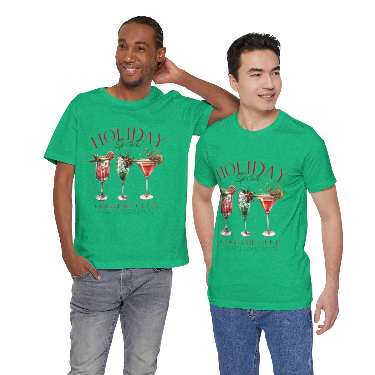 Holiday Spirit Unisex Jersey Short Sleeve Tee Christmas