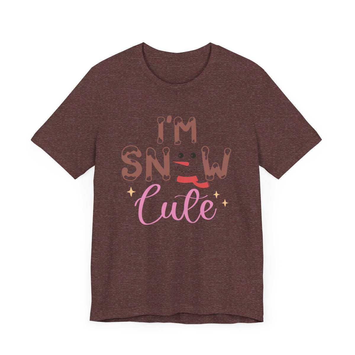 Unisex Jersey Short Sleeve Tee Christmas I'm Snow Cute