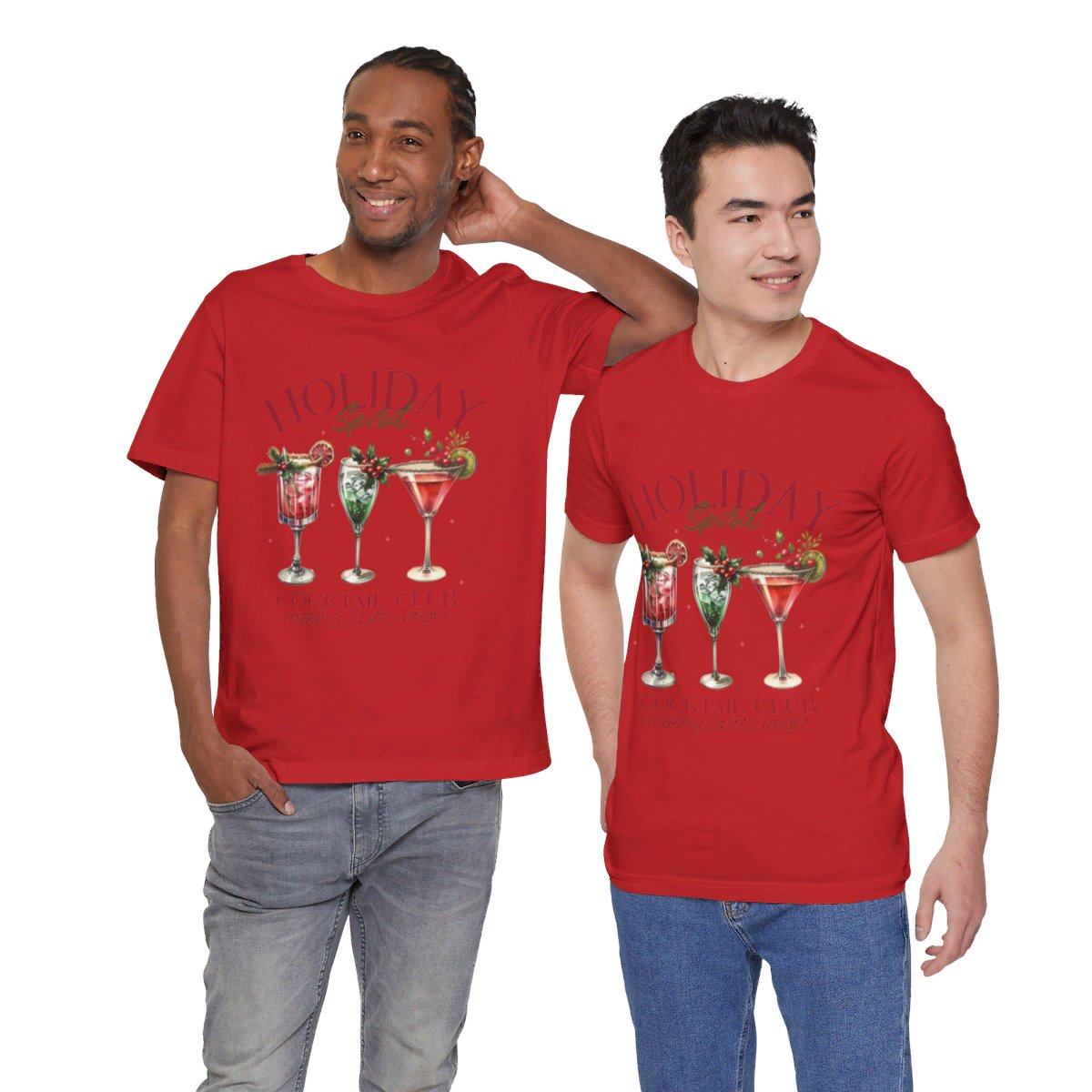 Holiday Spirit Unisex Jersey Short Sleeve Tee Christmas